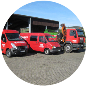 Der Fuhrpark von Landtechnik Güldner Der Fuhrpark von Landtechnik Güldner